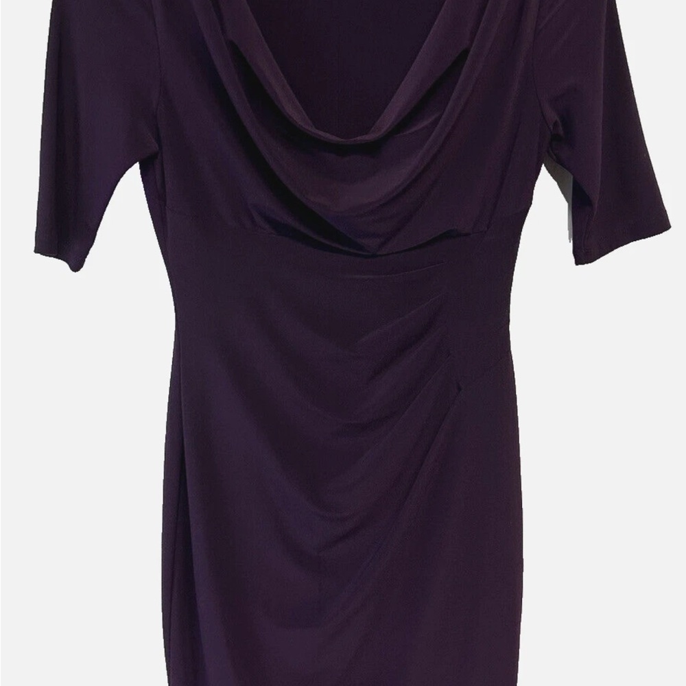 Elegant and  stunning Ralph Lauren sheath Cowl Neck Dress